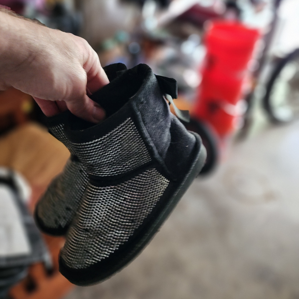 UGG Black and Gray Boots for Everyday Comfort